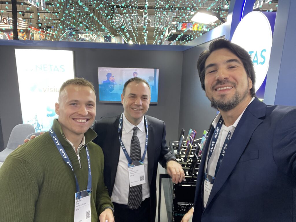 an image displaying M360 Employees at MWC in Barcelona 2025