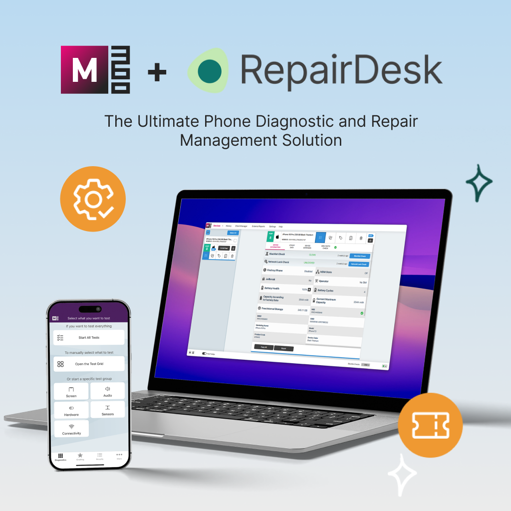 Repairdesk and M360 Phone Diagnostics Integration