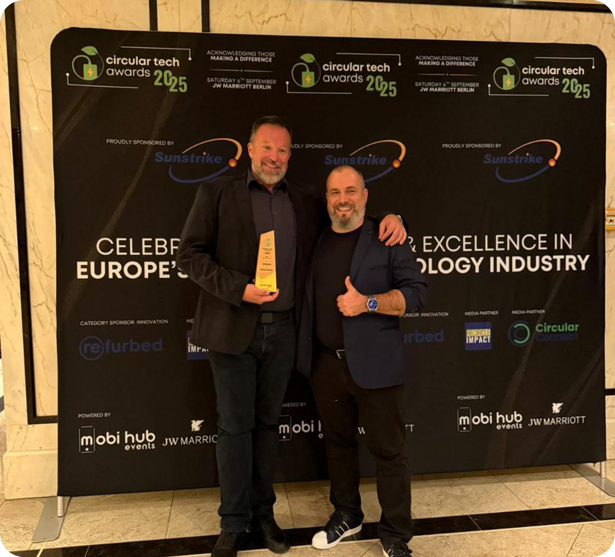 Circular Tech Awards - M360 Team with TMX mobile solutions